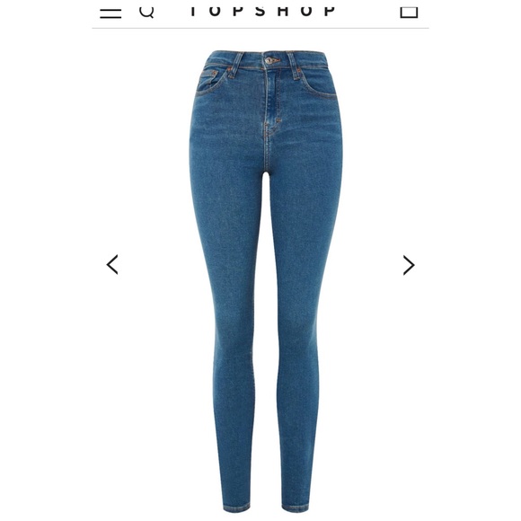 topshop jamie jeans high waist ankle grazer